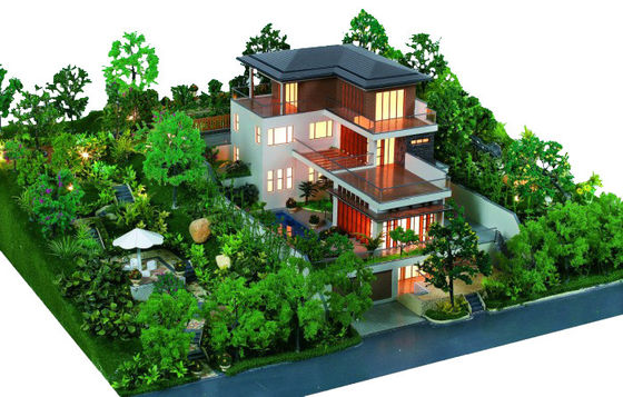 Китай Создатель сада миниатюрный архитектурноакустический модельный, приватные селитебные масштабные модели поставщик