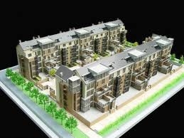Китай Создатель недвижимости миниатюрный архитектурноакустический модельный, относящая к окружающей среде витрина масштабной модели поставщик