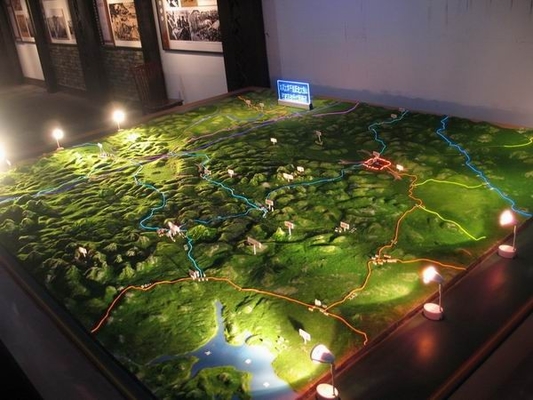 Китай Модели плана 3D ландшафта города архитектурноакустические освещая миниатюру конструкции поставщик
