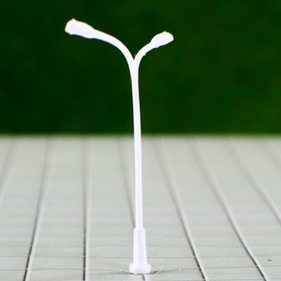 Китай Lampposts масштабной модели дороги 1:300 белые для HO планов вокзала поставщик