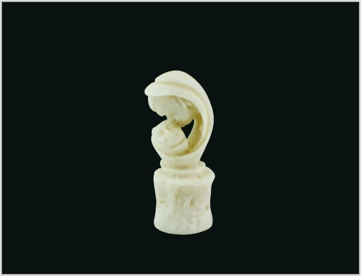 Китай Джейд 3D масштаба модели мать и сын 1.5 белого рабочего стола скульптура * 4 см MD11 поставщик