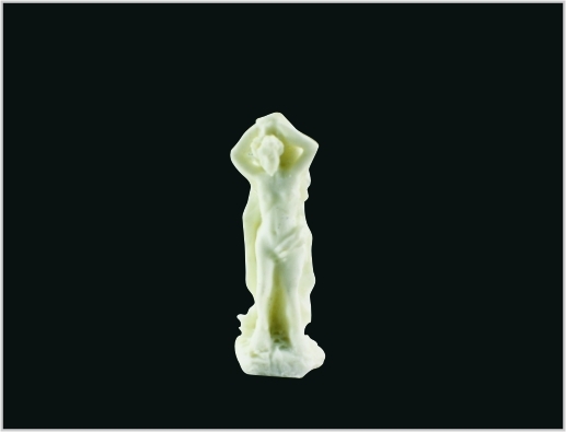 Китай MD12 1 * 3.5 см Джейд белого рабочего стола скульптура 3D масштаба модели сильный человек поставщик