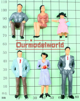 Напольные архитектурноакустические люди масштабной модели 5.5cm DIY селитебное поставщик