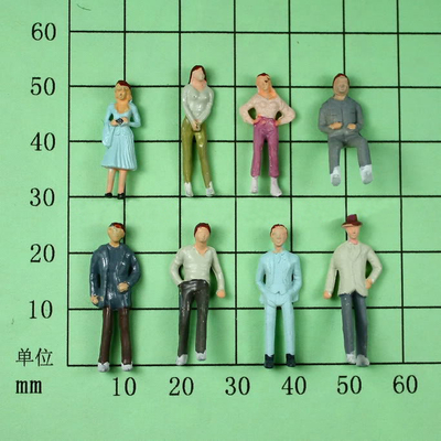 Пластичная людская деревянная диаграмма коробка коробки модели 2.5CM внутренняя поставщик