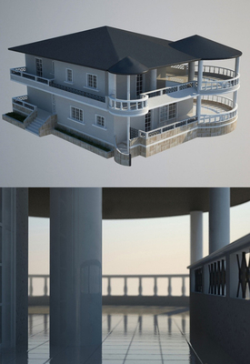 Миниатюрный архитектурноакустический модельный создатель 3D красивейший для здания дома поставщик