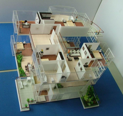 Миниатюрный архитектурноакустический модельный создатель 3D красивейший для здания дома поставщик