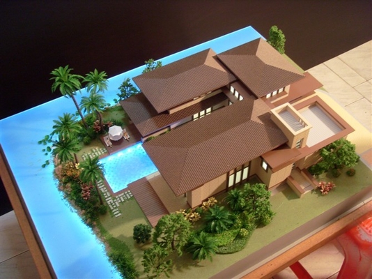 Monochrome миниатюрный архитектурноакустический модельный создатель 3D красивейший с пластмассой ABS поставщик