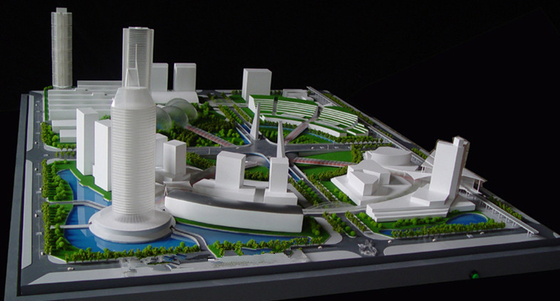 красивейший архитектурноакустический модельный ABS создателя 3D для города возвышается запланирование поставщик