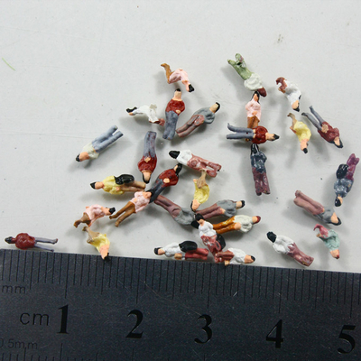 Люди масштабной модели пластичного 1:300 архитектурноакустические, 0.6cm покрасили диаграммы для плана поезда поставщик