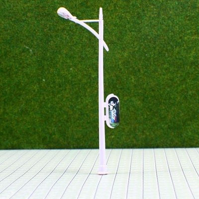 Миниатюрный пластичный Lamppost модели улицы на план 10cm RC100 6V поезда поставщик
