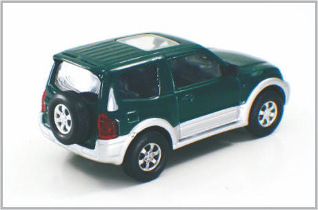 1/43 Diecast автомобили Mitubishi Pajero масштабной модели зеленого сплава изготовленные на заказ для собрания &amp; подарка поставщик