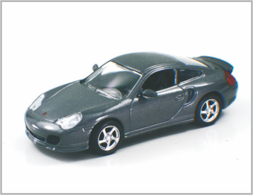 1/43 Diecast автомобиля Порше 911 Turbo масштабной модели сплава черноты углерода изготовленных на заказ для собрания поставщик