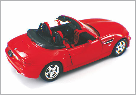 1/24 Diecast родстера BMW автомобилей масштабной модели сплава красных изготовленных на заказ как домой Decoratio поставщик