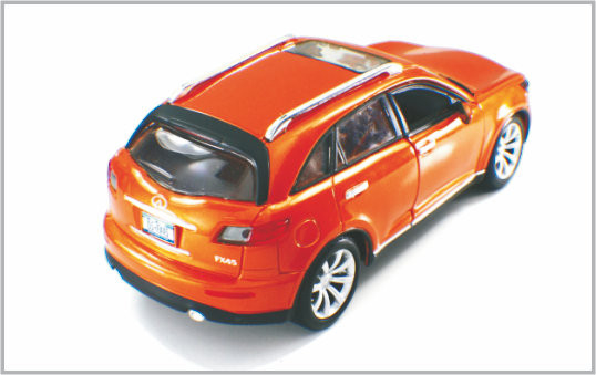1/24 Diecast автомобиля Infiniti масштабной модели сплава оранжевокрасных изготовленных на заказ как домой Decoratio поставщик