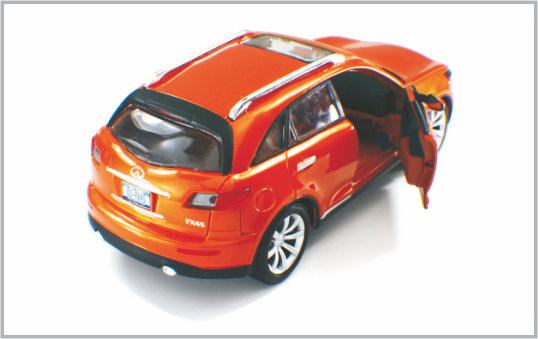 1/24 Diecast автомобиля Infiniti масштабной модели сплава оранжевокрасных изготовленных на заказ как домой Decoratio поставщик