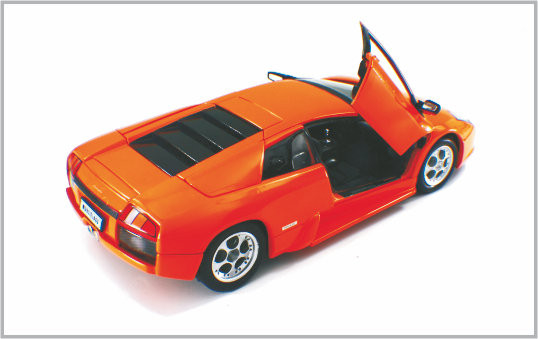 1/24 Diecast murcielag Decoratio Lamboighini автомобилей масштабной модели сплава оранжевокрасное изготовленное на заказ поставщик