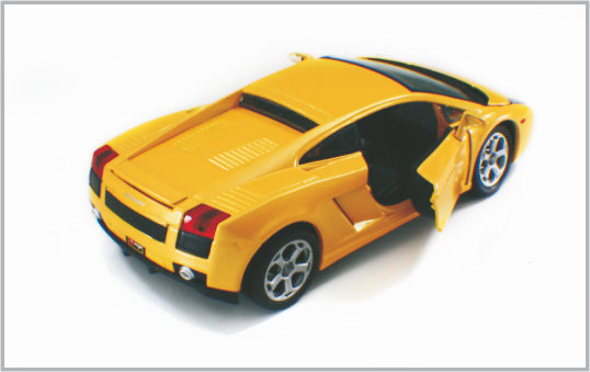 1/24 Diecast автомобили LamboighiniGallardo масштабной модели сплава желтые изготовленные на заказ как собрание поставщик