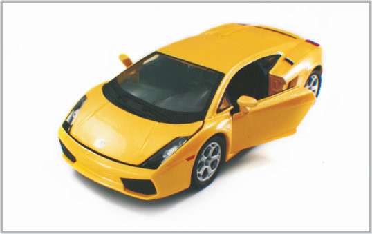 1/24 Diecast автомобили LamboighiniGallardo масштабной модели сплава желтые изготовленные на заказ как собрание поставщик
