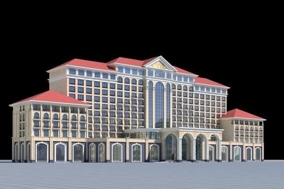 модель скульптуры 3D гостиницы 3D, миниая масштабная модель зодчества поставщик